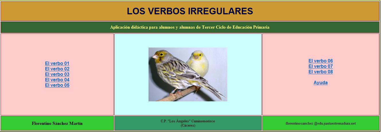 Los verbos irregulares | Recurso educativo 35175