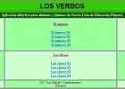 Los verbos | Recurso educativo 35289