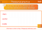 How to use a Thesaurus | Recurso educativo 46990