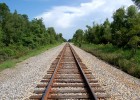 Fotografía: vía del tren como línea curva | Recurso educativo 48151
