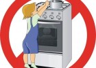 Señal de peligro para los niños en la cocina | Recurso educativo 48766