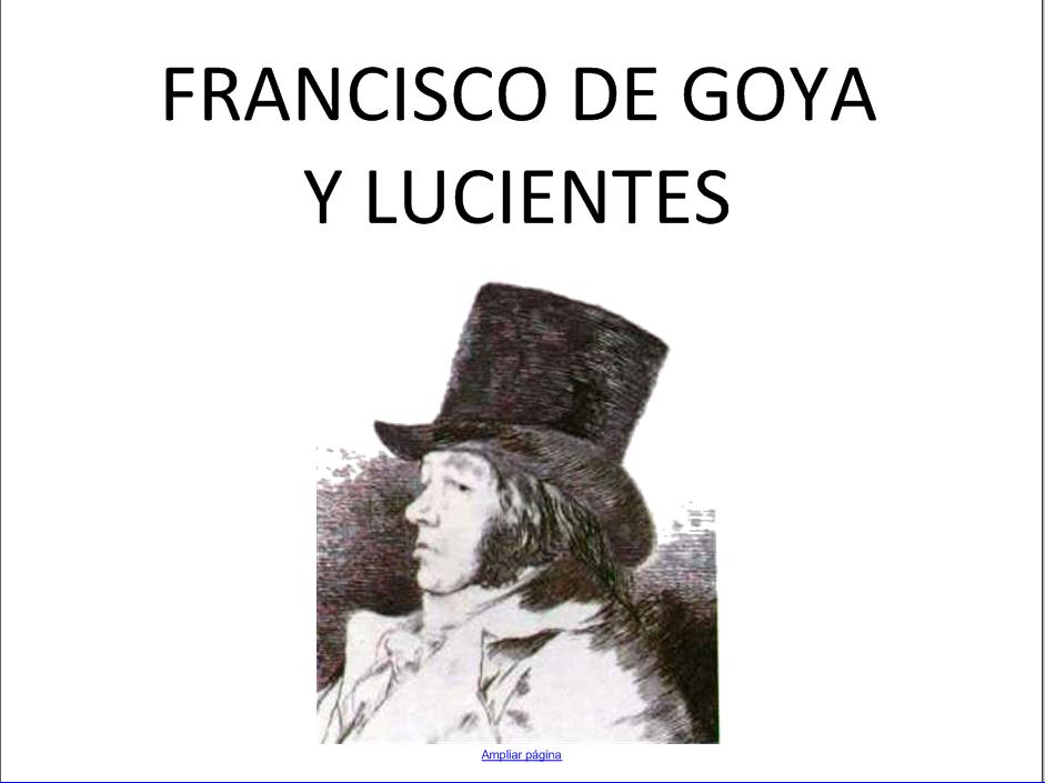 Francisco de Goya | Recurso educativo 49288