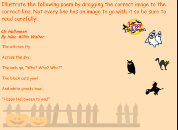 Halloween poems | Recurso educativo 50514