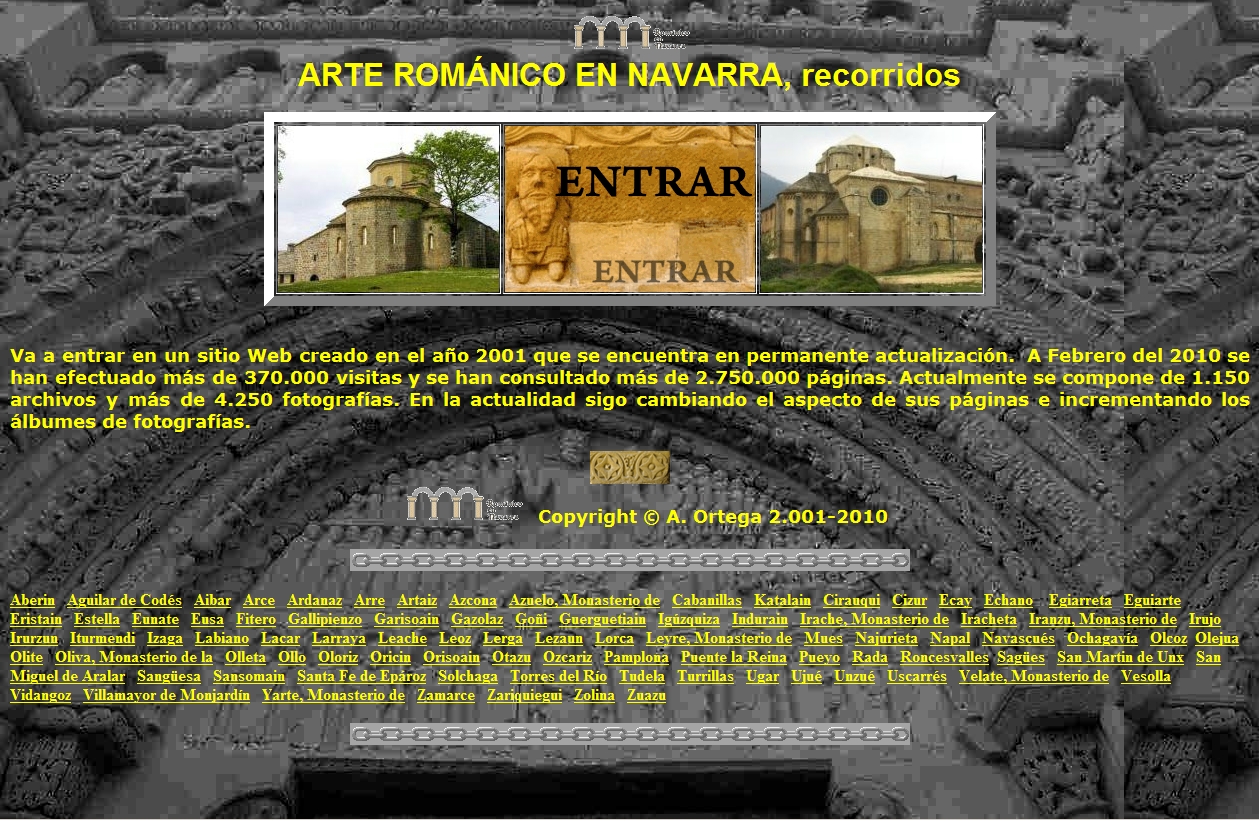 ARte Románico en Navarra. Recorridos | Recurso educativo 50807