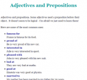 Adjectives and prepositions | Recurso educativo 61951