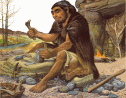 Il·lustració: representació d'un home prehistòric | Recurso educativo 31998