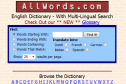 Allwords dictionary | Recurso educativo 32026