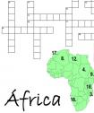 Crucigrama: Países de África | Recurso educativo 5508