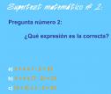 Supertest Matemático 2 | Recurso educativo 6476