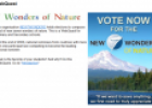Webquest: New 7 wonders of nature | Recurso educativo 76297