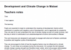 Development and climate change | Recurso educativo 77538