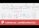 Números combinatorios: propiedades | Recurso educativo 107817