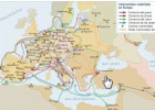 Las rutas comerciales en la Europa medieval | Recurso educativo 676676
