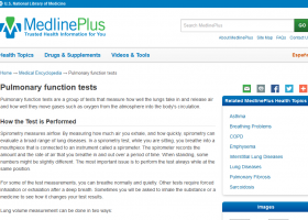 Pulmonary function tests | Recurso educativo 746942