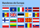 Joc interactiu sobre el coneixement de les banderes d'Europa | Recurso educativo 751079