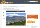 Is Table Mountain in Cape Town the World's Strongest Mountain? | Earth | Recurso educativo 751174
