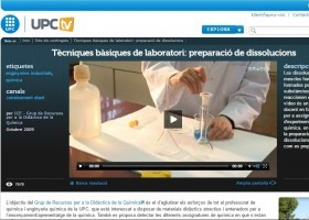Tècniques bàsiques de laboratori: preparació de dissolucions | Recurso educativo 755377