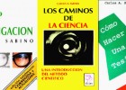 Trilogía sobre temas de metodología de investigación por Carlos Sabino en | Recurso educativo 760879
