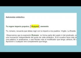 Casos latinos: el vocativo | Recurso educativo 764078