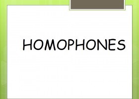 HOMOPHONES 1 SM | Recurso educativo 765698