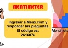 Mentimeter | Recurso educativo 782680