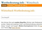 Wörterbuch Wortbedeutung | Recurso educativo 783603