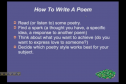Writing, Reading and Understanding Poetry | Recurso educativo 22580