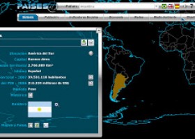 RECURSOS INTERACTIVOS EN FLASH: GEOGRAFIA: MAPAMUNDI INTERACTIVO | Recurso educativo 98398