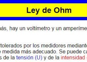 Ley de Ohm | Recurso educativo 726212