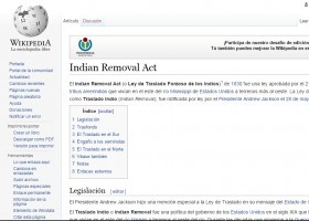 Indian Removal Act | Recurso educativo 742106