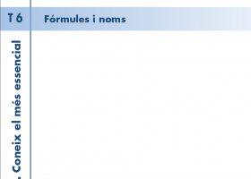 T. 6 Fórmules i noms | Recurso educativo 752811