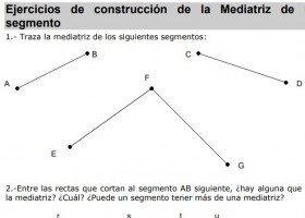 Mediatriz de un segmento | Recurso educativo 773693