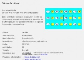 Sèries de càlcul | Recurso educativo 773885