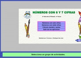 Nombres de 6 i 7 xifres | Recurso educativo 773890